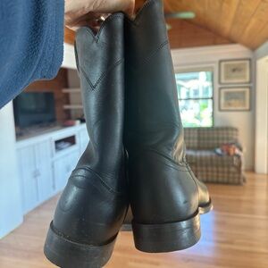 Vintage Cowboy Boots // black // size 9